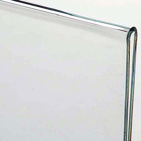 Tischaufsteller Acrylglas 10 Stück DIN A5 Werbeaufsteller Quer L-Ständer 
