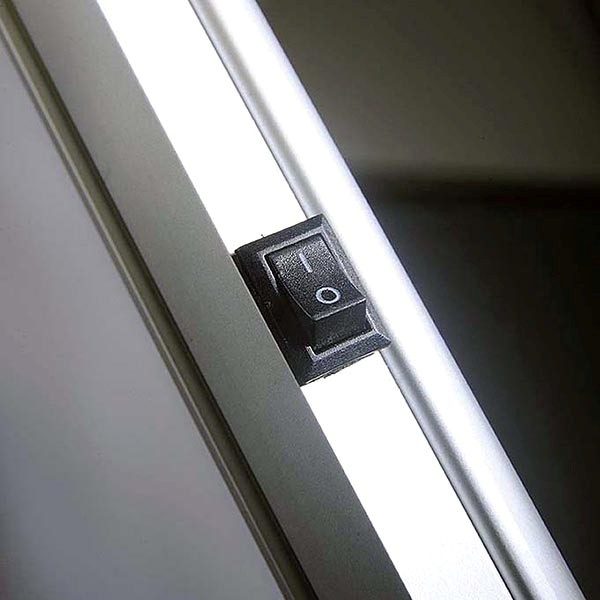 Flexibler LED Infoständer schwarz DIN A4 Postermaß 6