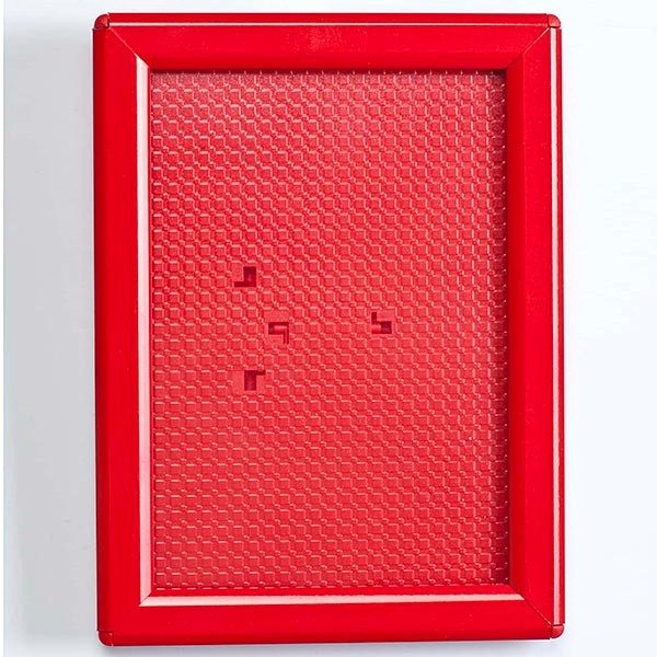 Klapprahmen Opti Frame Rot DIN A6 Postermaß br mit Rückenstütze 1