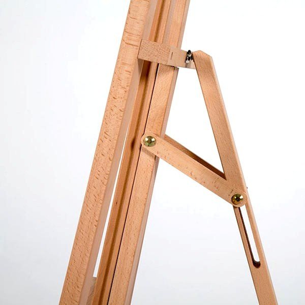 Klassische Holz Staffelei aus Buchenholz 1