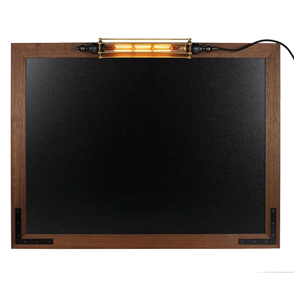 Kreidetafel Holz Noir LED 70x90 cm 1