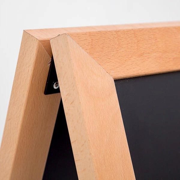 Kundenstopper Holz Standard für den Außenbereich 600 x 780 mm Schreibfläche 2