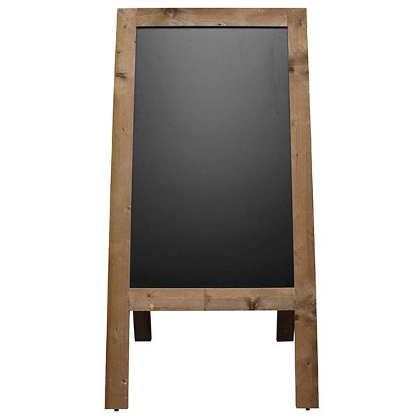 Kundenstopper Holz XXL 715 x 1205 mm Schreibfläche 1