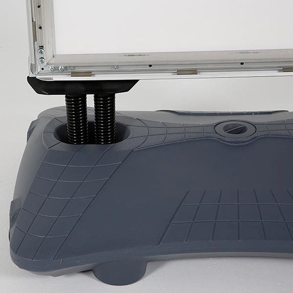 Kundenstopper WindPro Slim silber DIN A1 Postermaß 1