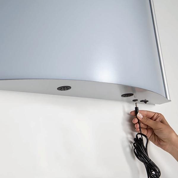 LED Leuchtkasten Konvex einseitig DIN A1 Postermaß 25 mm Profil 3