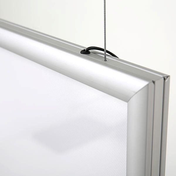 LED Leuchtrahmen Standard doppelseitig 25mm Profil DIN A0 Postermaß doppelseitig 3