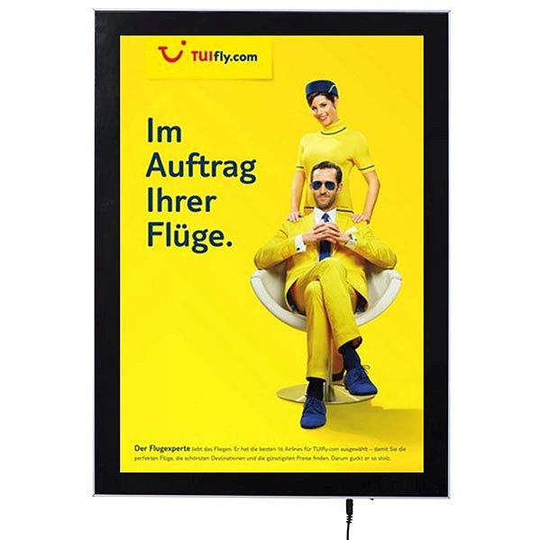 LED Magnetrahmen Premium einseitig DIN A1 Postermaß einseitig 2