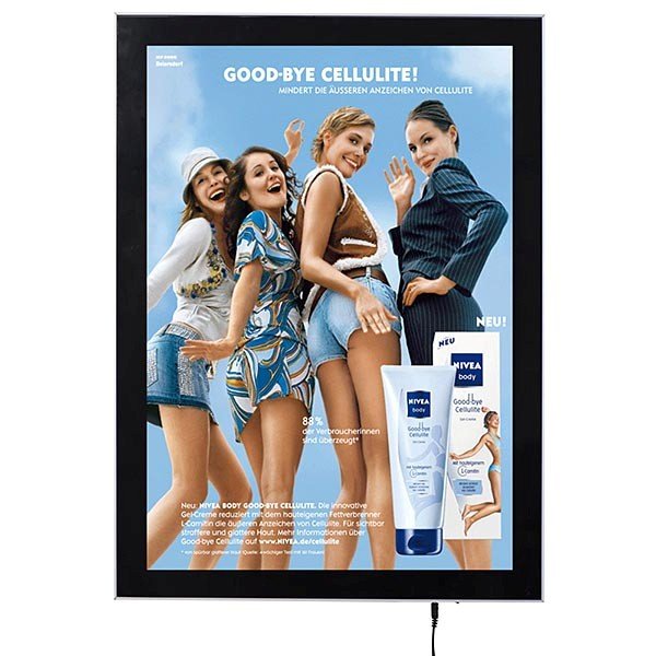 LED Magnetrahmen Premium einseitig DIN B2 Postermaß einseitig 1