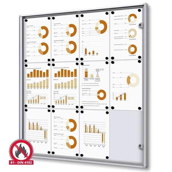 schaukasten indoor xs b1 12x din a4