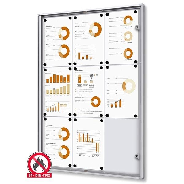 schaukasten indoor xs b1 9x din a4