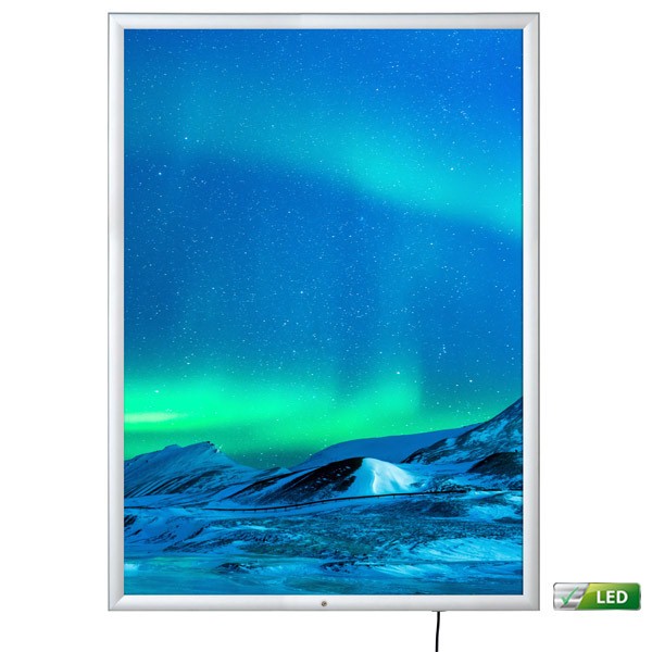 LED-Leuchtrahmen Premium Outdoor 35mm DIN A0 Postermaß, einseitig