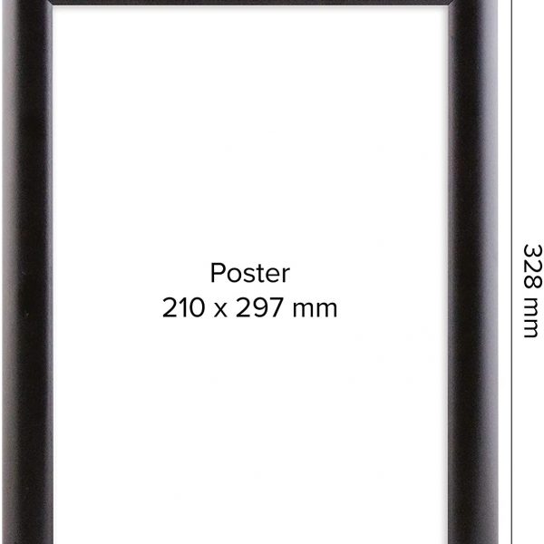 Klapprahmen Opti Frame schwarz 25mm DIN A4 Postermaß
