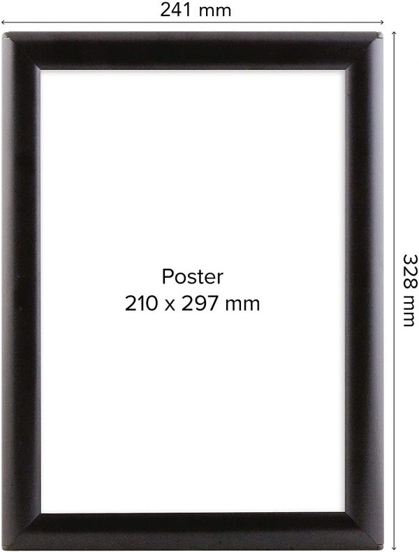 Klapprahmen Opti Frame schwarz 25mm DIN A4 Postermaß