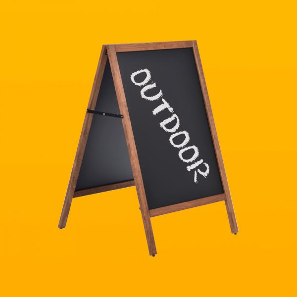 2 in 1 Kundenstopper Multi Outdoor Google