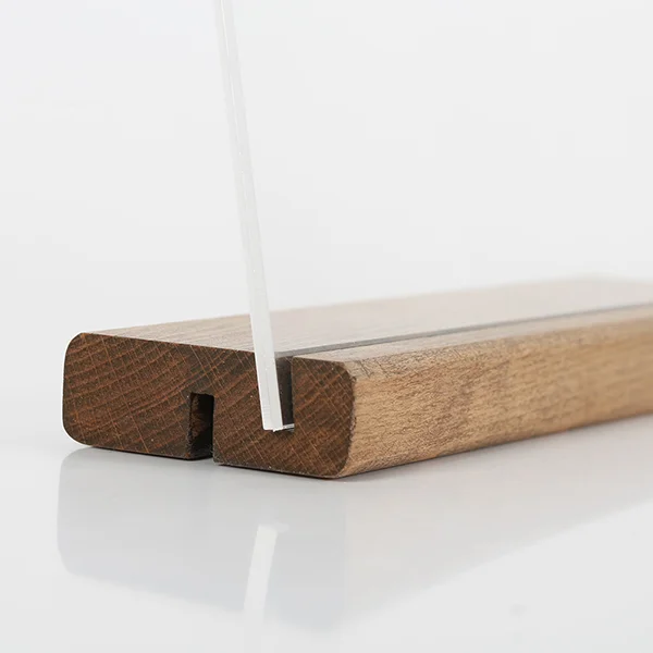Tischaufsteller Holz DOUBLE 3