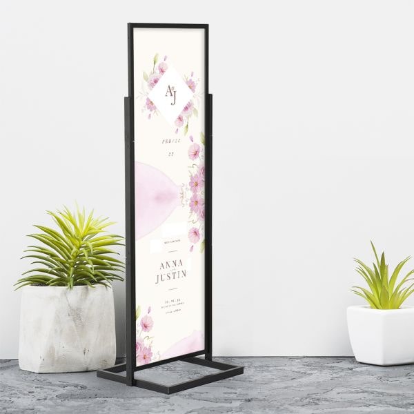 Eco Plakatständer schwarz 500 x 1700 mm Produkt