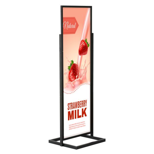 Eco Plakatständer schwarz 500 x 1700 mm Produkt