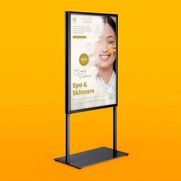 Plakatständer FAST schwarz doppelseitig DIN A1 google
