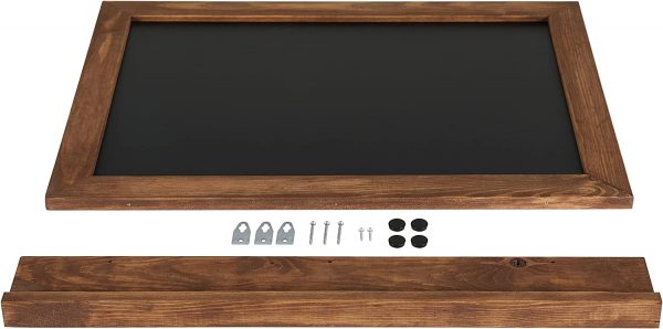 Kreidetafel Memo aus Buche 50x70 cm mit Ablage magnetisch Lieferumfang