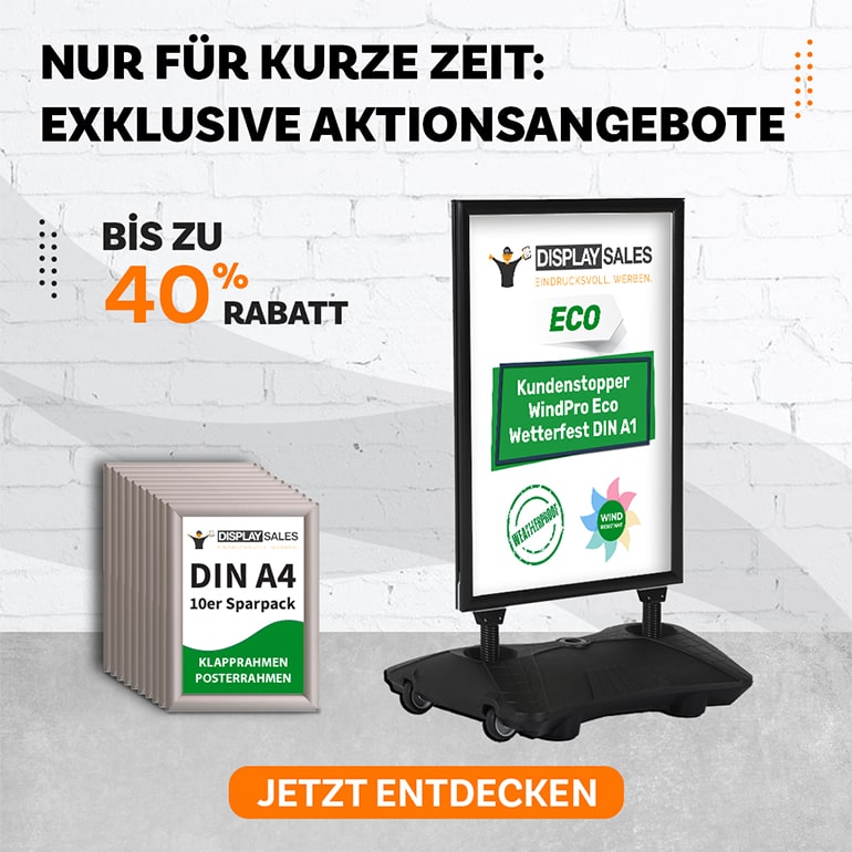 Aktionspreise bei DISPLAY SALES